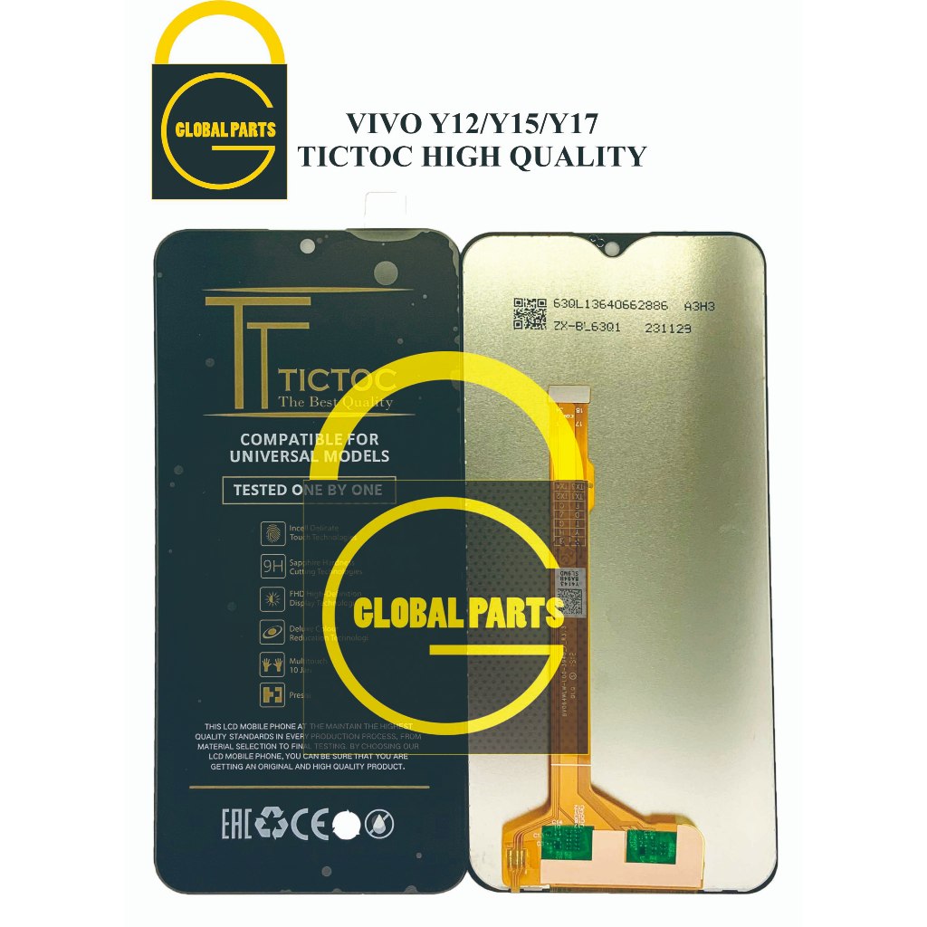 LCD TOUCHSCREEN LAYAR SENTUH DISPLAY TC VIVO Y12/Y15/Y17
