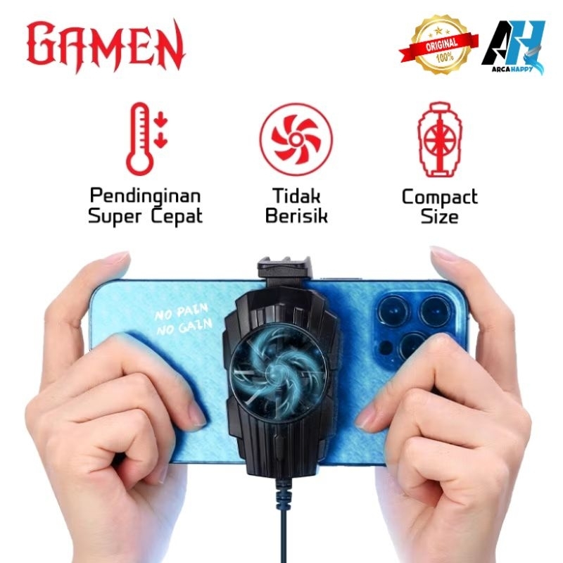 Kipas Pendingin HP GAMEN Fan Cooler Radiator Gaming Handphone - GMR01