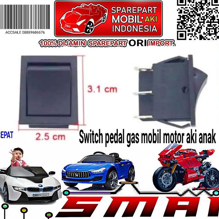 KUALITAS TERBAIK SAKLAR PEDAL GAS MOBIL AKI MOTOR AKI ANAKSWITCH SAKLAR PEDAL GAS