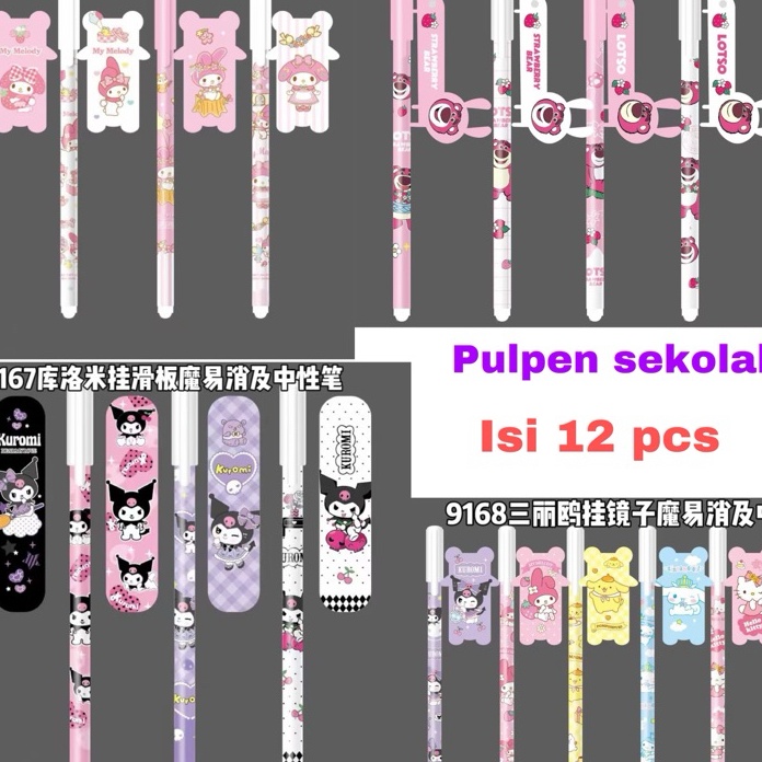 

PRODUCT TERKECE 12pcs 1lusin pulpen hapus magic pulpen bisa di hapus pulpen sekolah anak bolpoin hapus bisa di hapus pulpen hitam karakter pulpen sekolah anak lucu