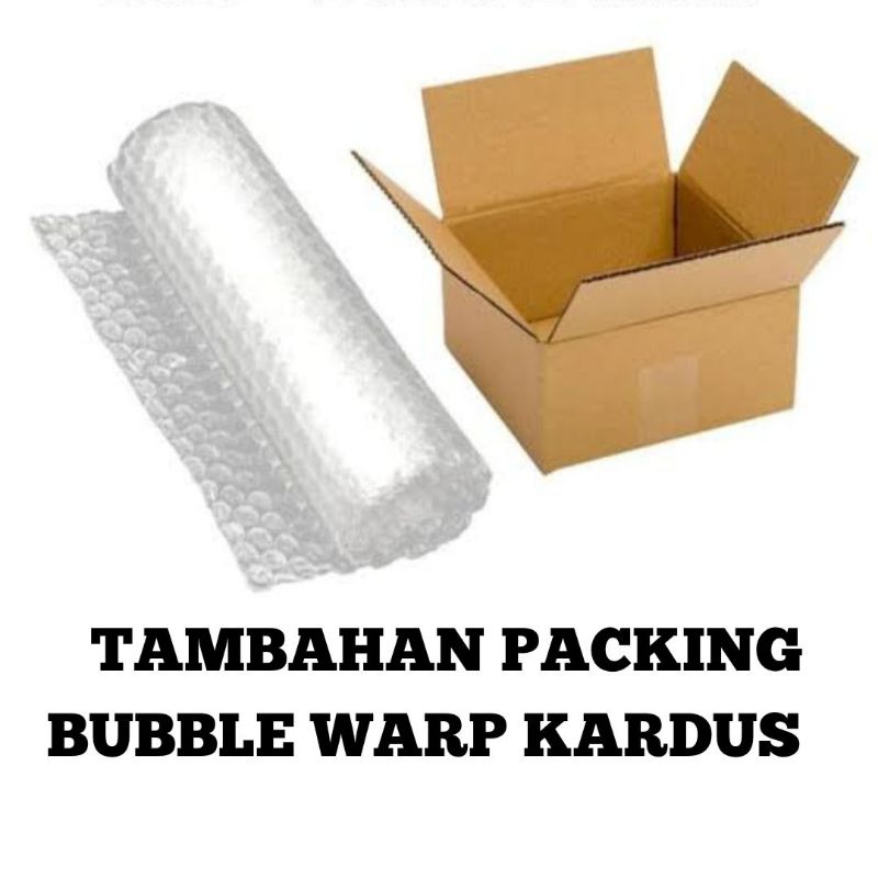 

Packing Tambahan Bubble Warp Dan Kardus