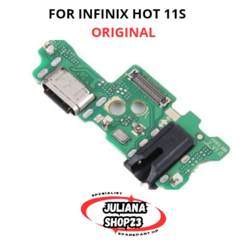 KONEKTOR CHARGER INFINIX HOT 11S PAPAN CAS INFINIX HOT 11S PAPAN CHARGER INFINIX HOT 11S PCB BOARD C