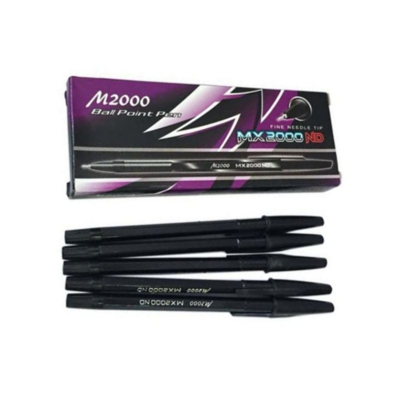 

1 Pack Isi 12Pcs Ball Point Pen MX2000 ND / Pulpen Alat Tulis Kantor Sekolah / Alat Tulis Pena / 12 Pcs Pulpen Tulis