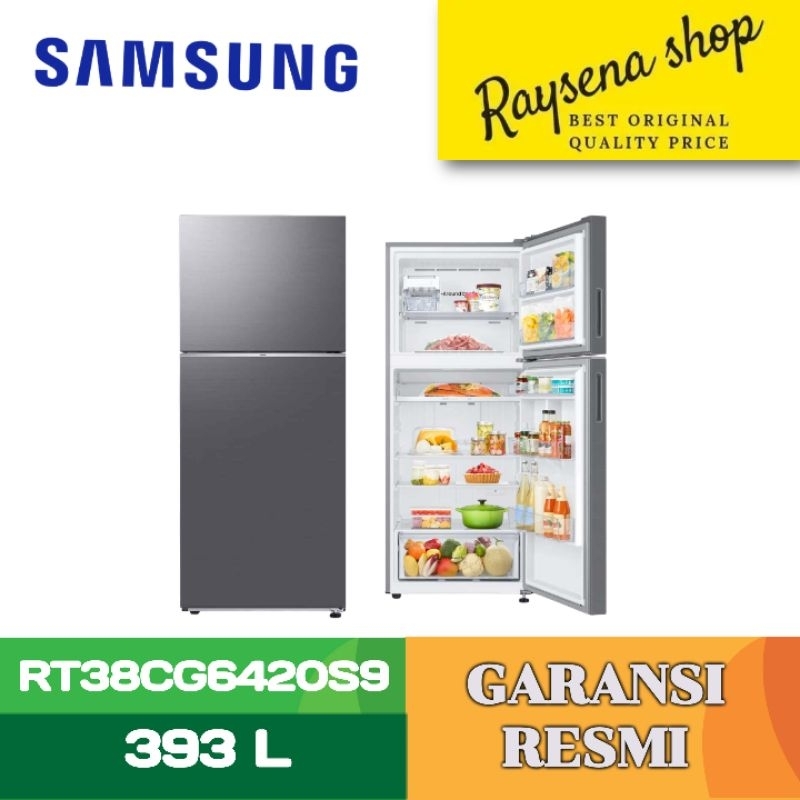 SAMSUNG BESPOKE KULKAS 2 PINTU BESAR REFRIGERATOR RT38CG6420S9
