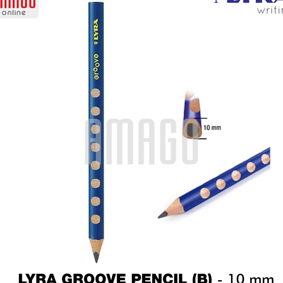 

KUALITAS OKE LYRA Groove Pencil Jumbo B Black 1 mm 18711