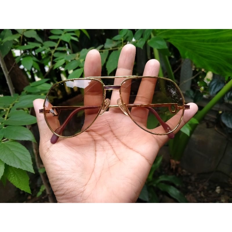 Kacamata Vintage Pria Charles Dior's 7022 Klasik Sunglases