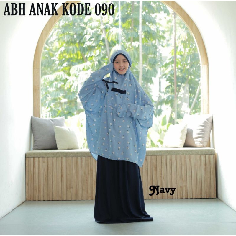 MJ MUKENA ANAK ABH LENGAN MOTIF ATAS BAWAH HADRAMAUT  ANAK