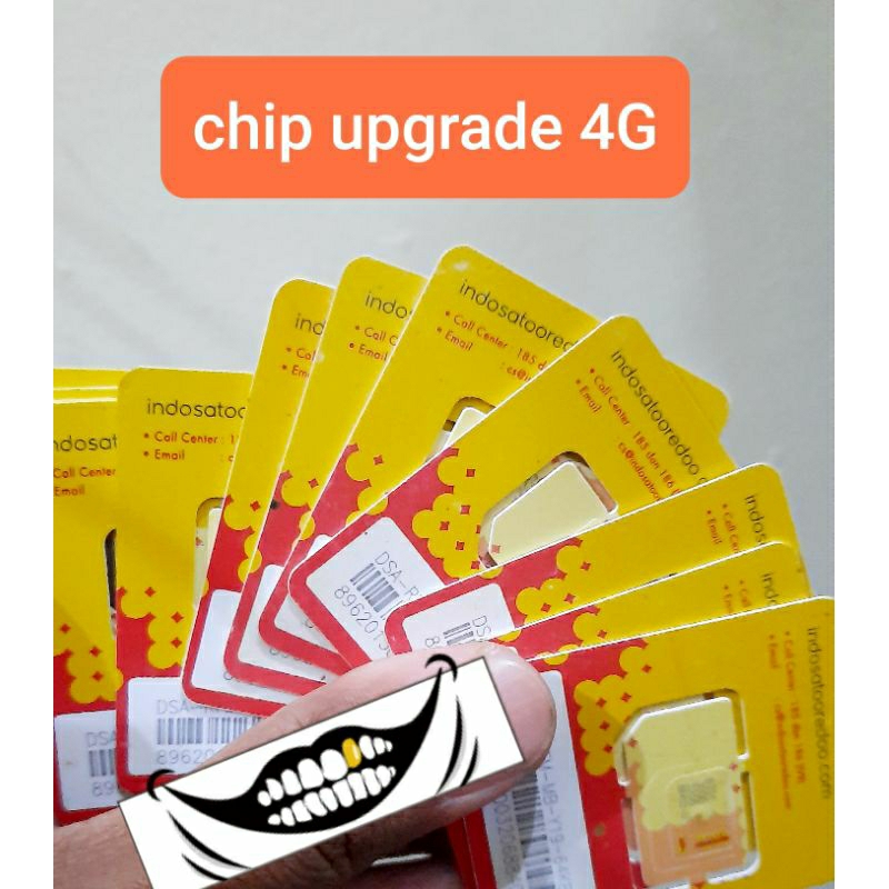 indosat chip upgrade 4G