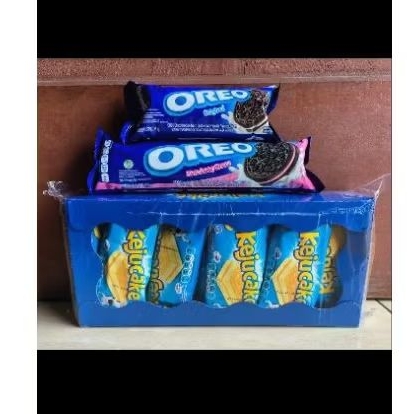 

Paket 2 oreo cokiees dan keju krim softcake 1 pack 12 exp aman limited stock