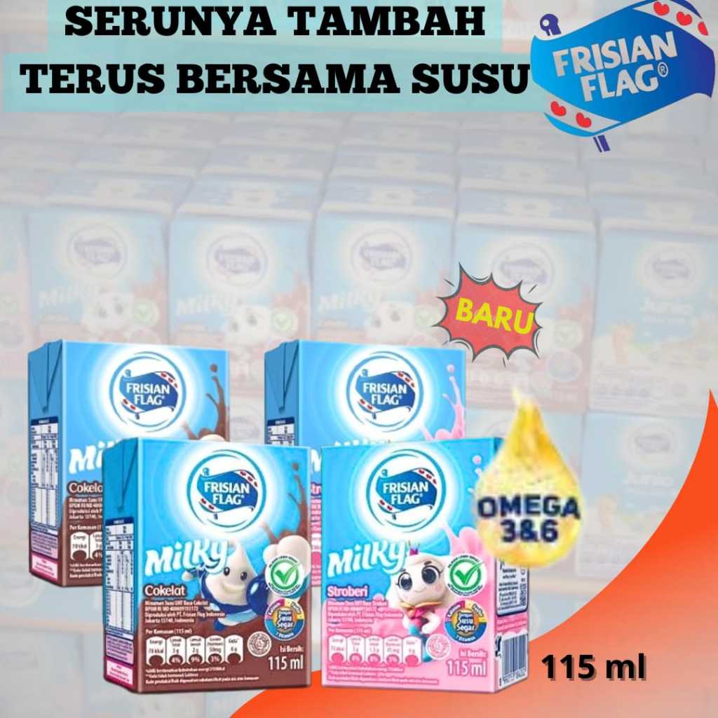 

SUSU UHT FRIANFLAG nutribrain omega 3&6 Cokelat - strawberry 115 ml