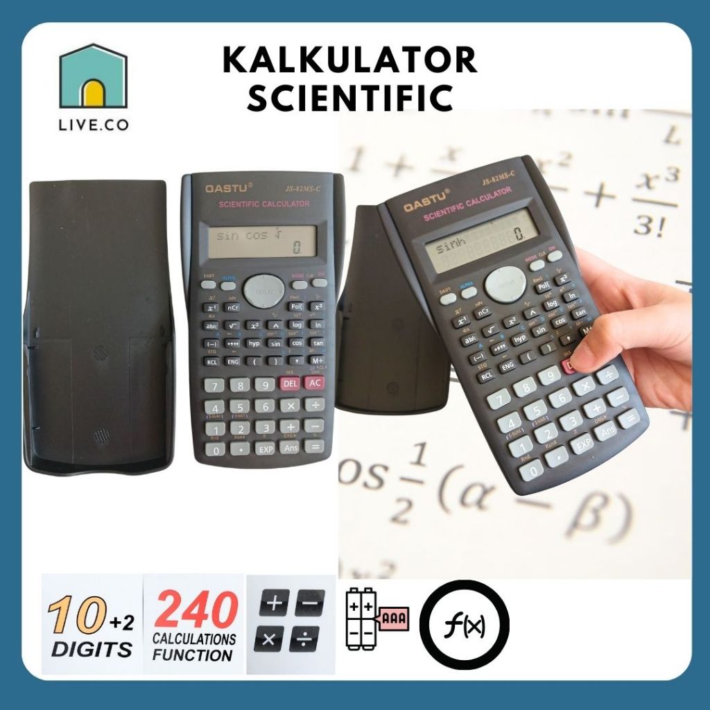 

KALKULATOR SCIENTIFIC KALKULATOR ILMIAH 82MS-C 240 FUNCTIONS DIGITAL CA001