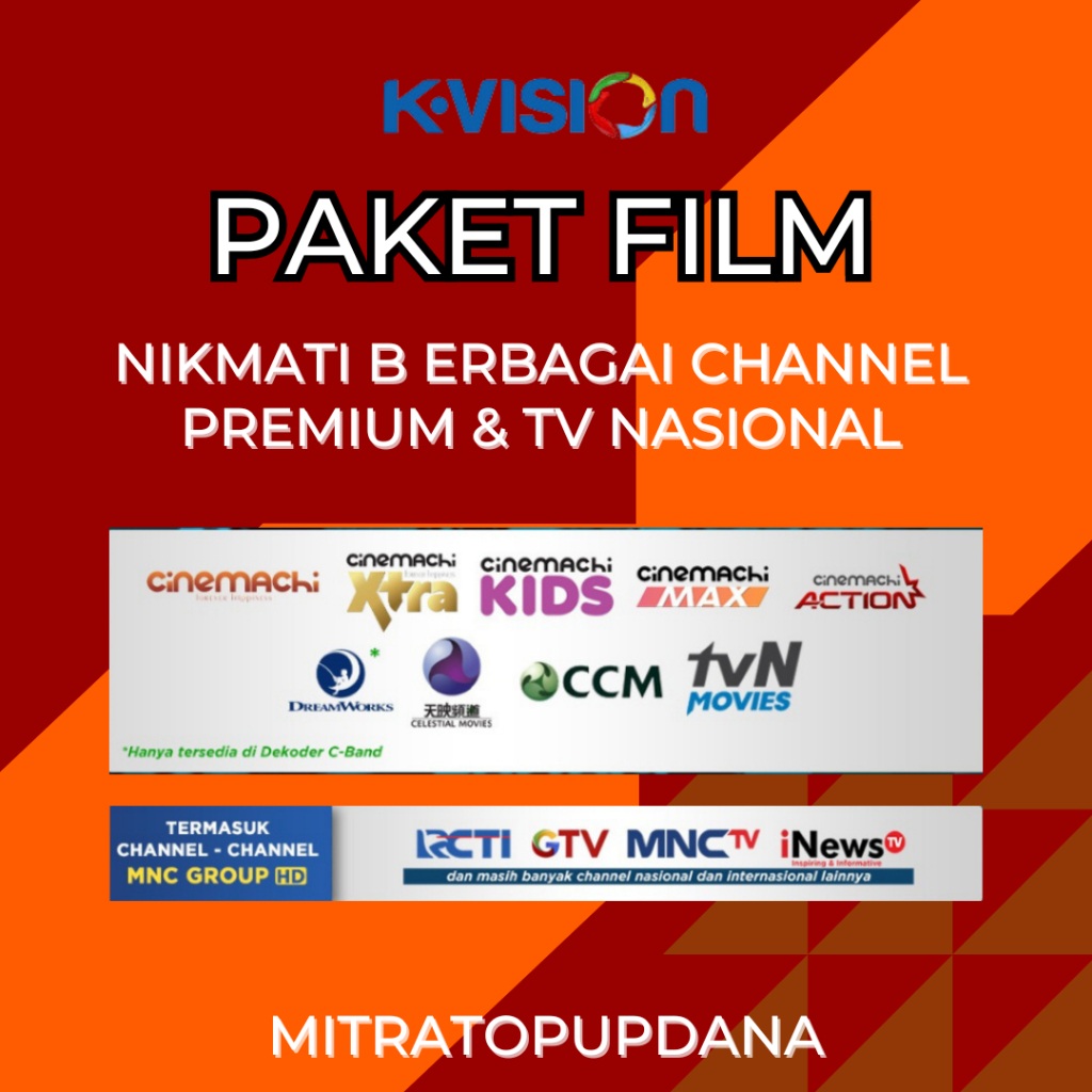 K-VISION PAKET FILM TERMURAH SEINDONESIA