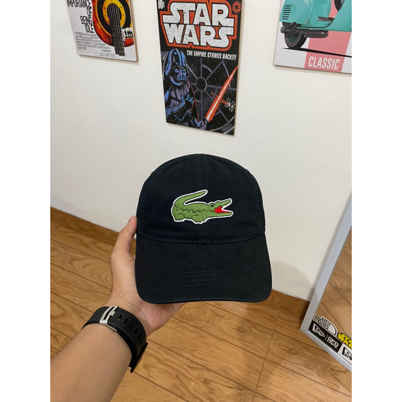 topi LACOSTE Logo besar original