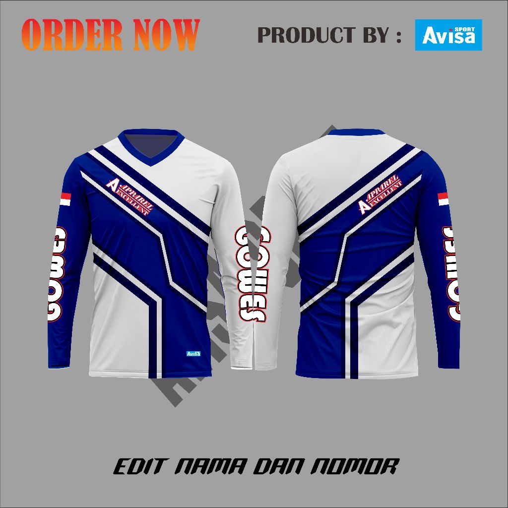 Jersey Sepeda/Gowes Pria/Wanita Full Printing