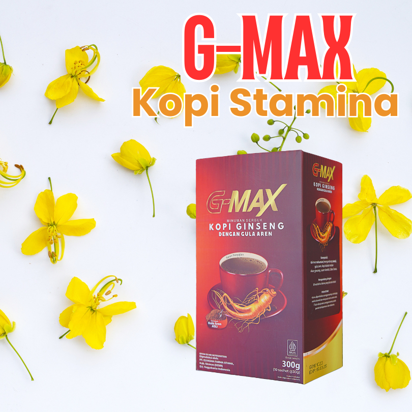 

g-max kopi ginseng penambah stamina pria dewasa original tahan lama di ranjang BPOM