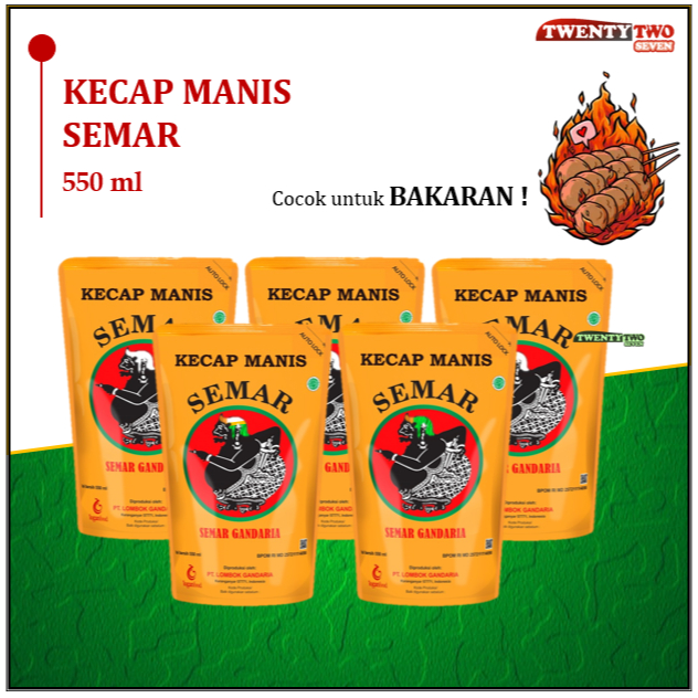 

Kecap Manis Lombok Gandaria Semar - 550 ml