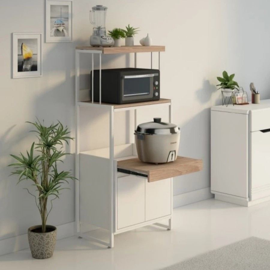 Lemari Dapur Serbaguna Kithenset Rak Dapur Buffet Siantano