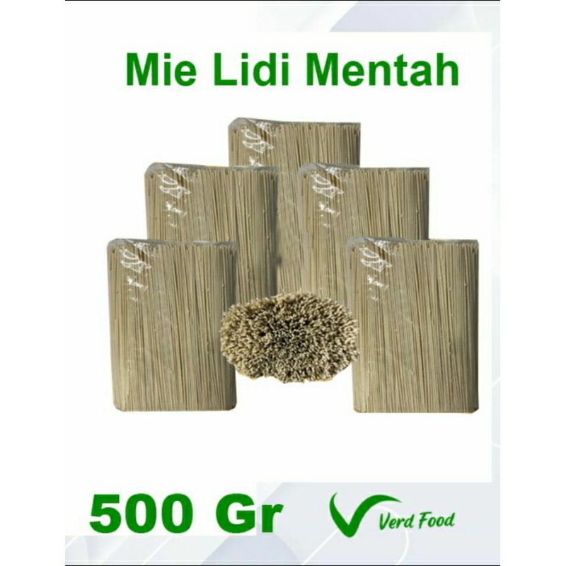 

Mie lidi mentah 500 gram