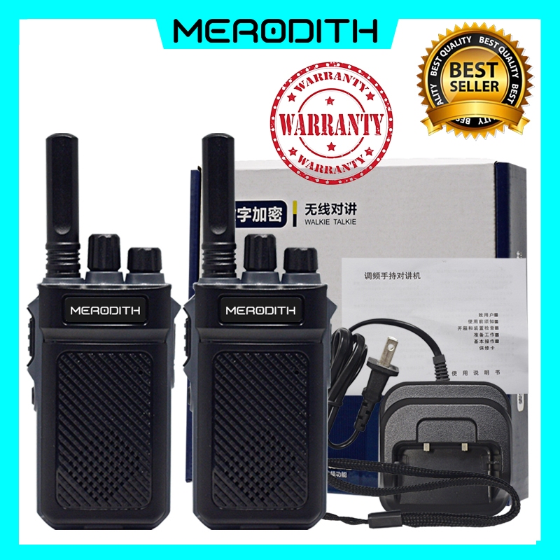 HT 118 MERODITH Walkie Talkie dapat langsung dihubungkan ke WLN C1 888S UV5R UV82 handy talky portab