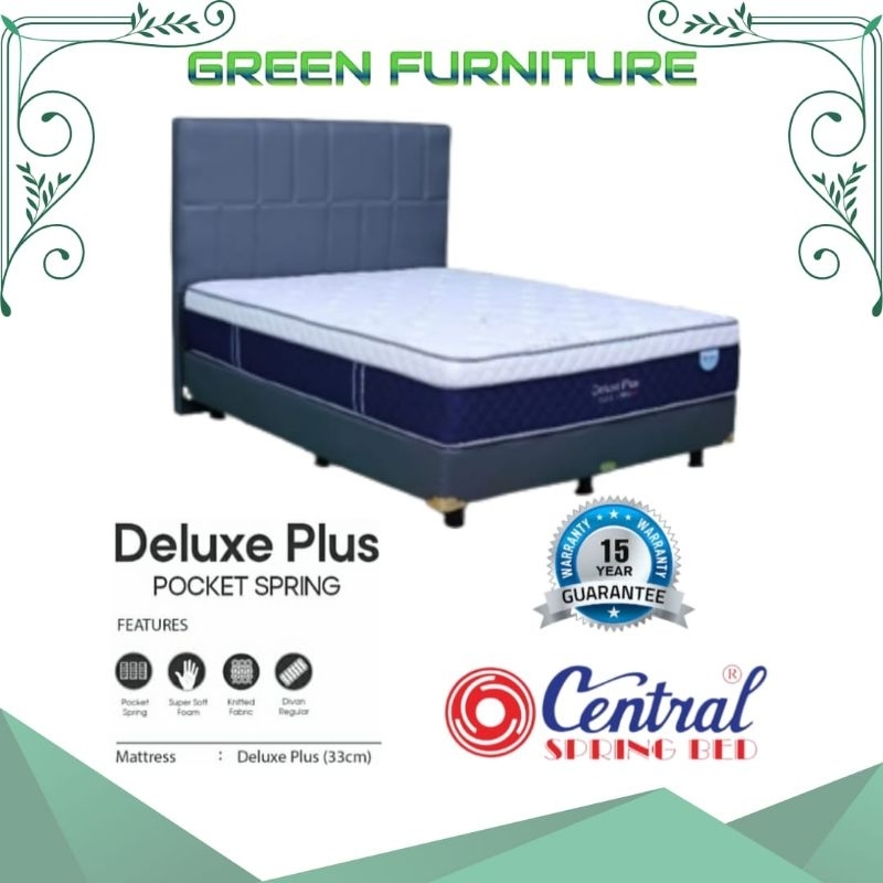 Springbed central deluxe plus pocket matras central tempat tidur springbed