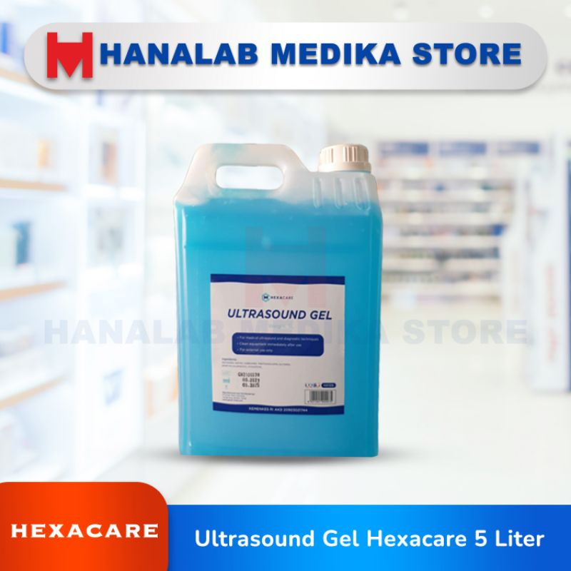 Ultrasound Gel Hexacare / USG Gel 5liter