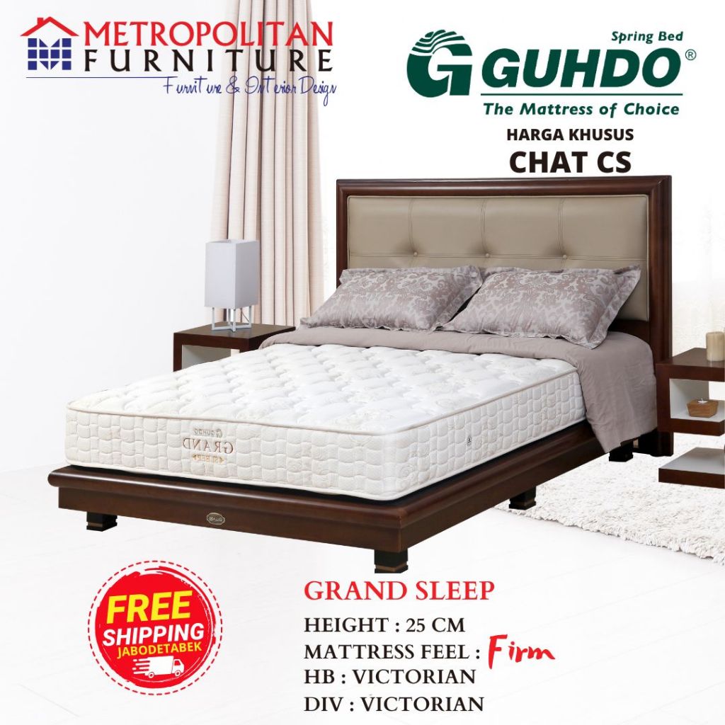 Kasur Springbed Guhdo Grand Sleep FULL SET Victorian Style