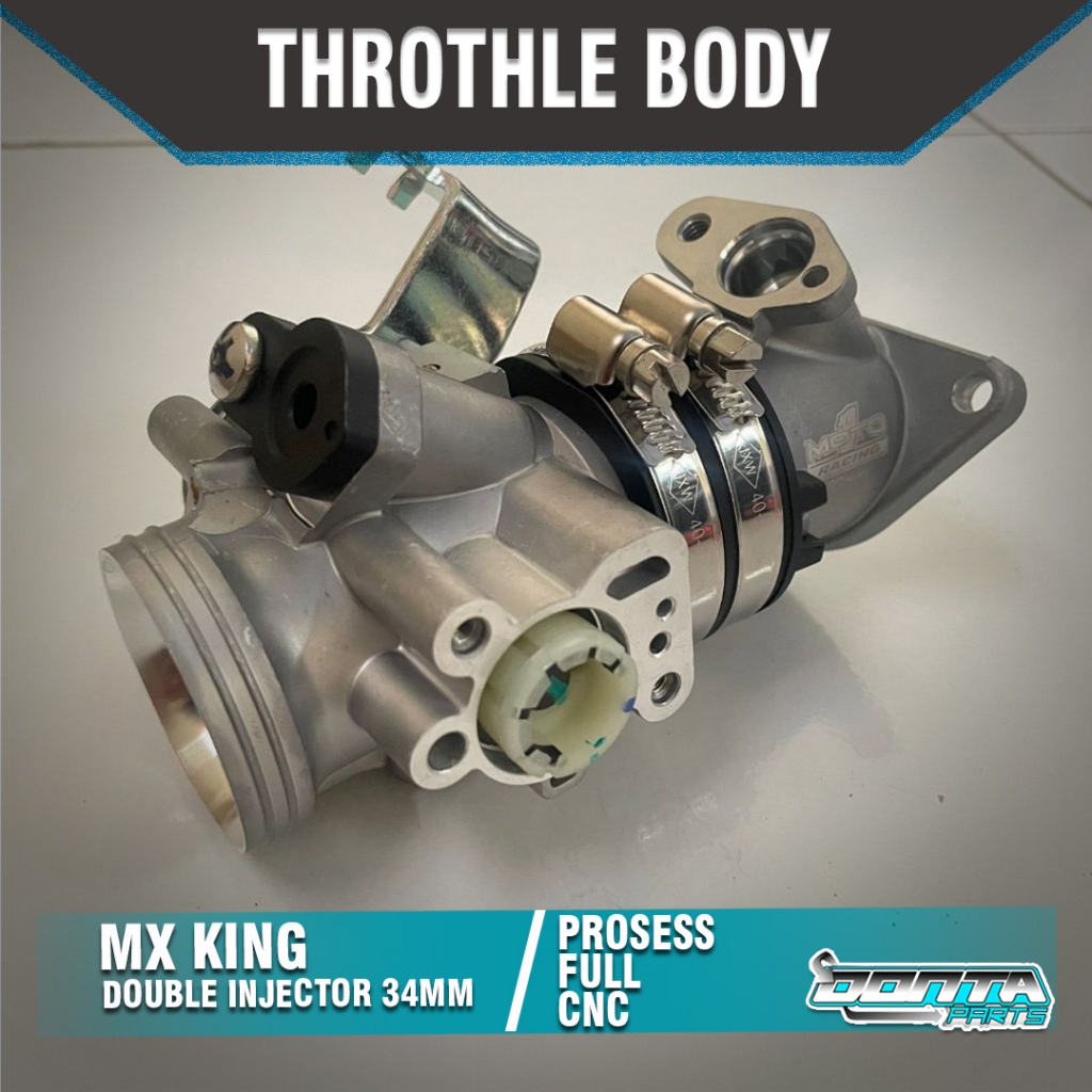 Tb thottel body mxking doubel injector 34mm