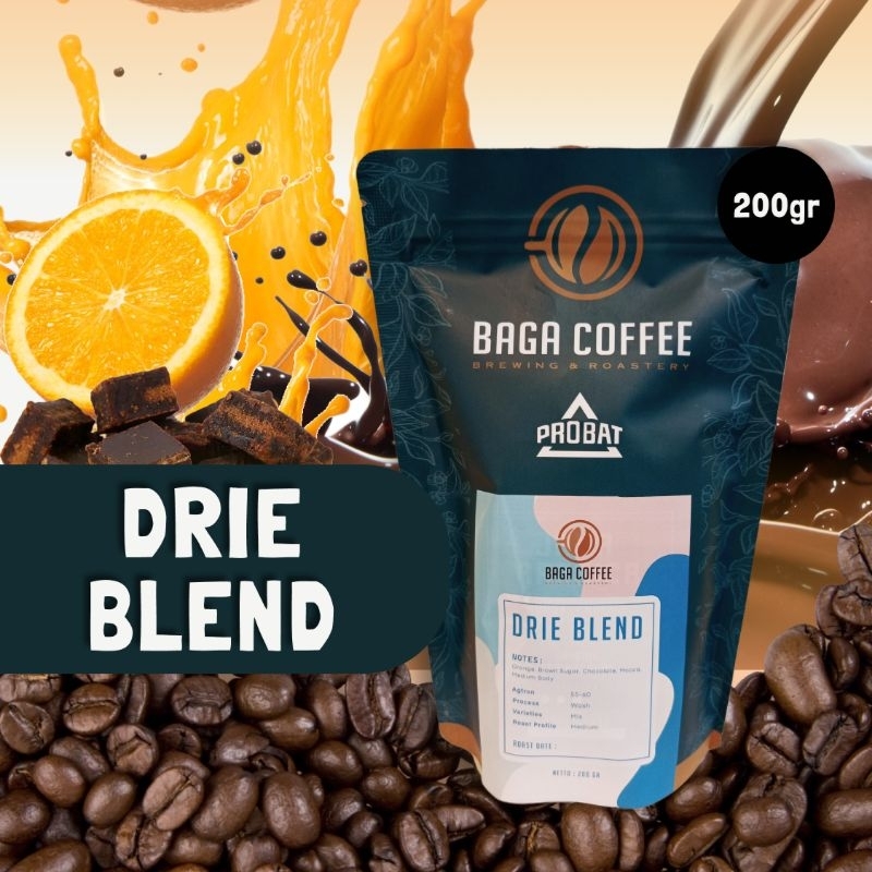 

Kopi Baga Coffee Drie Blend kopi susu Whole Bean kopi biji / bubuk