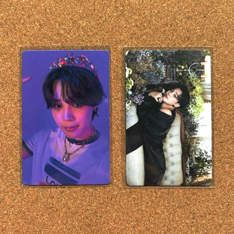 jimin crown pc photofolio // bts me my self photobook random photocard id chaos pb