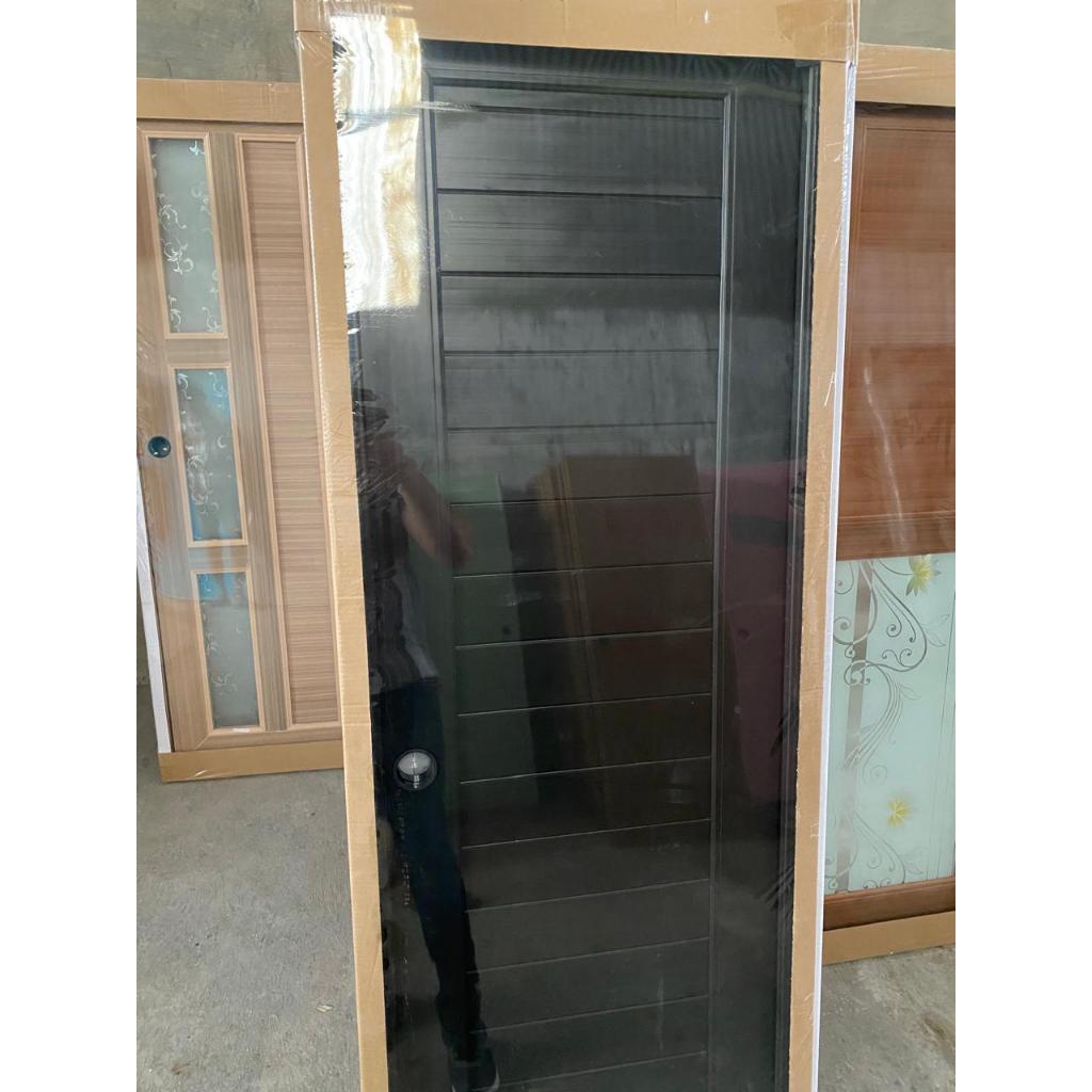 Pintu UPVC Aristo SE Polos Hitam Khusus Pengiriman D.I Yogyakarta