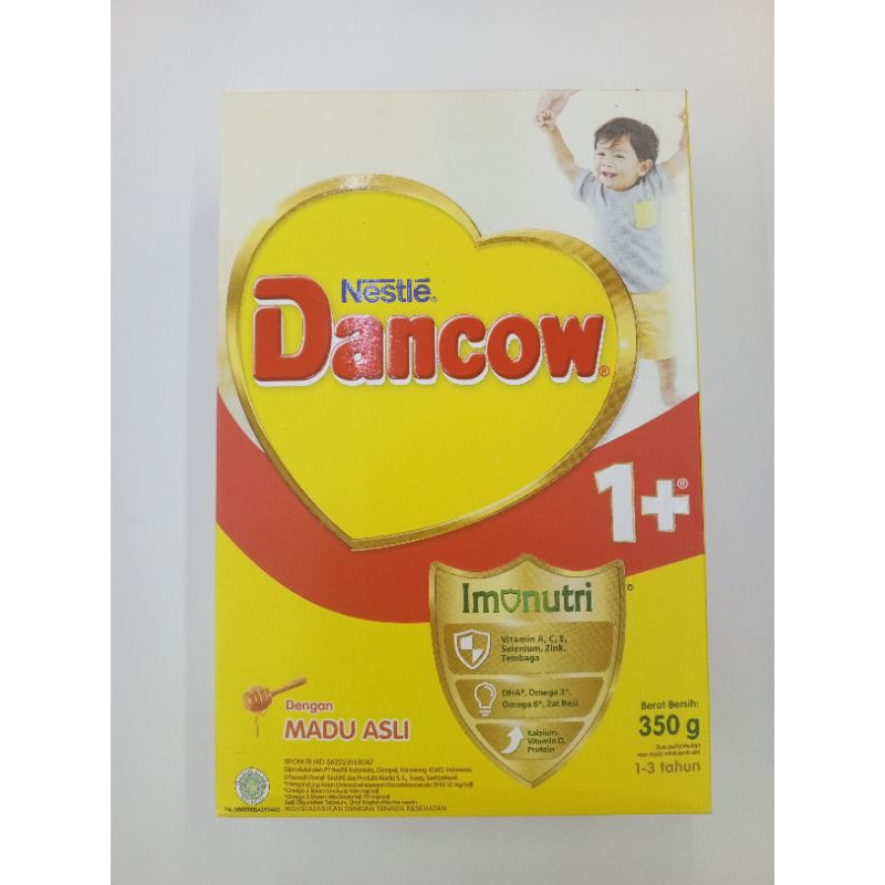 

susu Dancow 1+ rasa vanila/madu asli 350gr/750gr/1kg