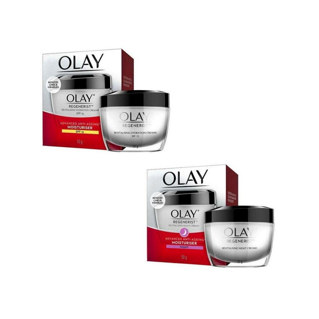 Olay Regenerist Revitalising Night Cream dan Regenerist Revitalising Hydration Cream - 50 gr