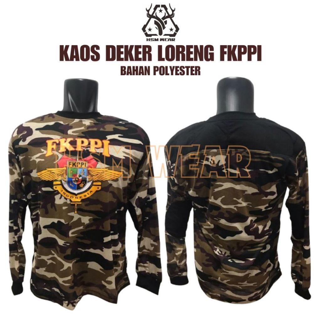 KAOS LORENG FKPPI TANGAN PANJANG / BAJU DEKER DORENG FKPPI