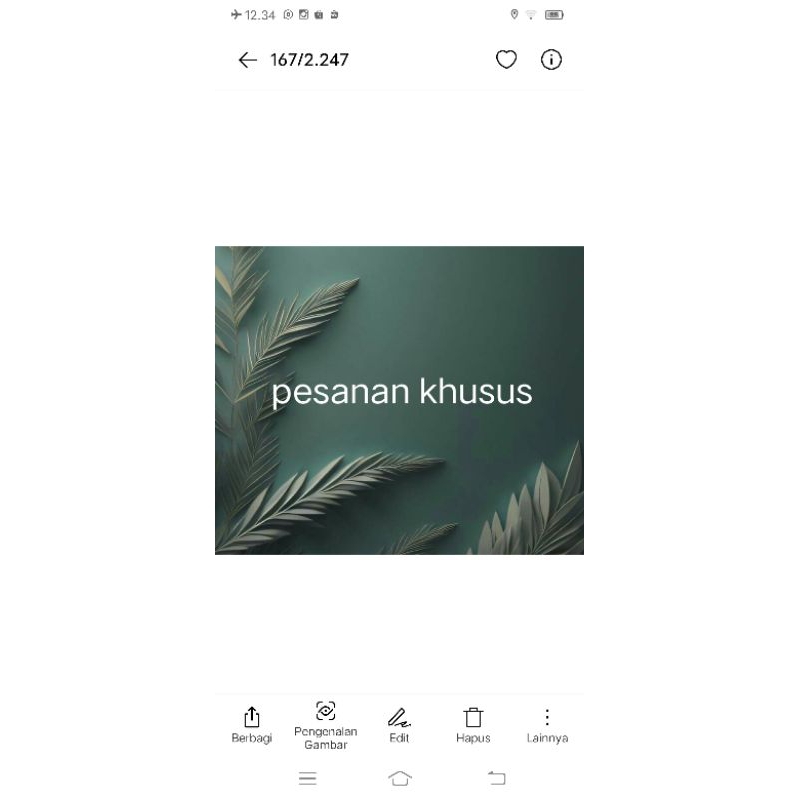 

pesanan khusus basmati