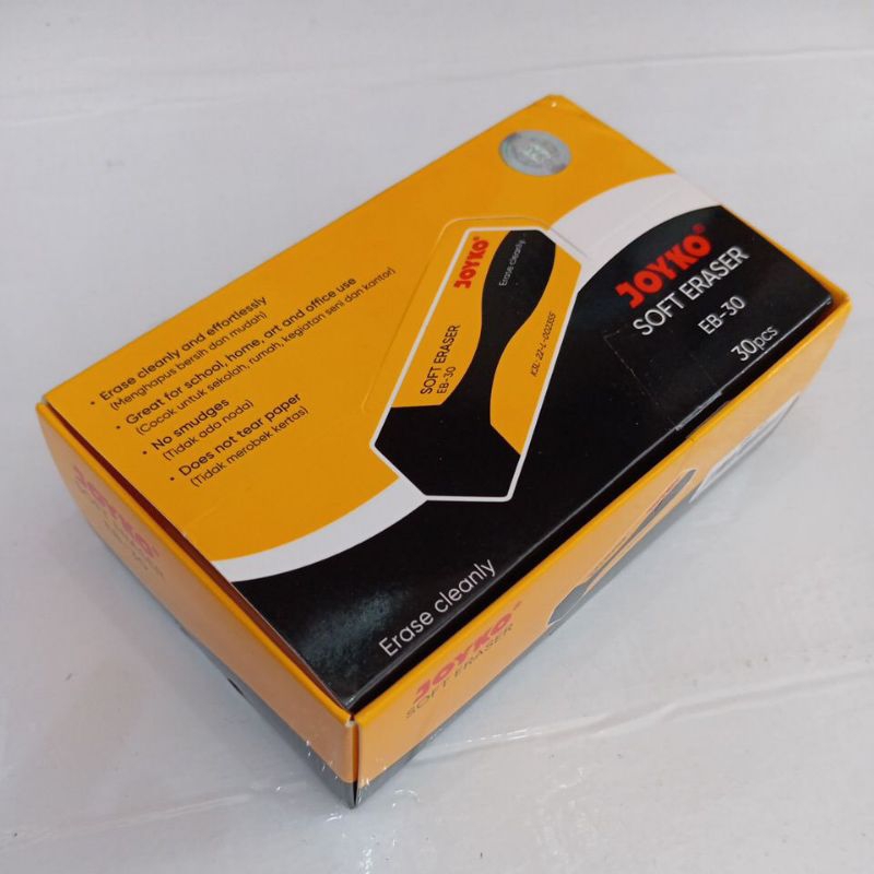 

1 Pack Penghapus JOYKO Hitam Panjang isi 30 pcs. EB- 30