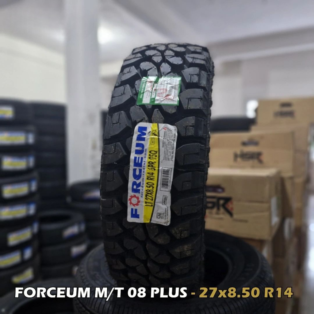 ban mobil offroad ring 14 ukuran 27 8,5 R14 forceum M/T