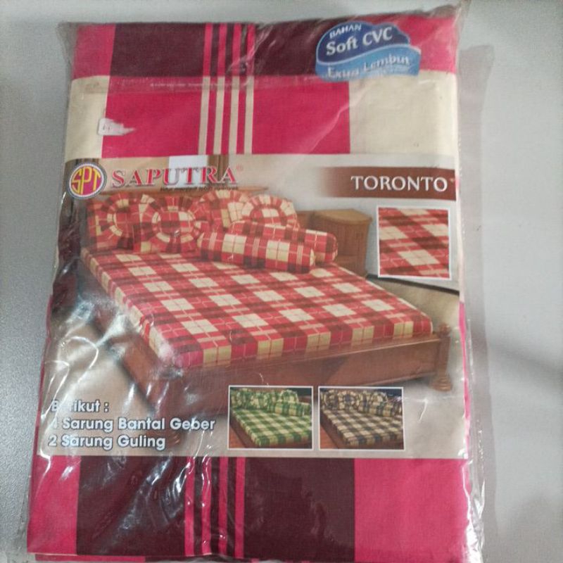 sprei Saputra batik bantal 4 promo
