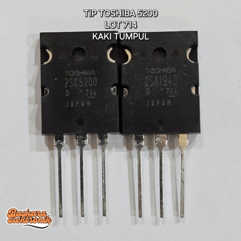 Transistor Toshiba A1943 C5200 LOT 714 Original Murah