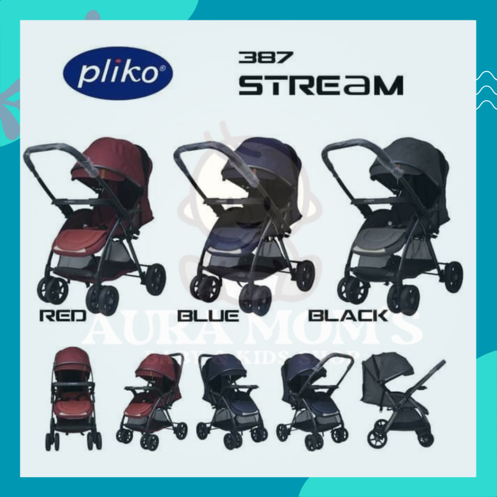 PLIKO - Stroller Pliko Stream R Pk 397 /Kereta Bayi Pliko Stream R Pk 387