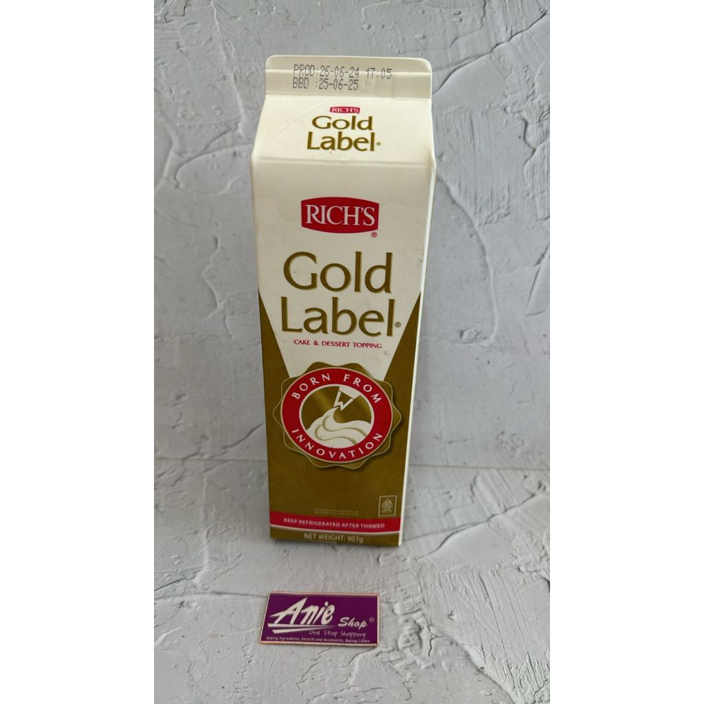 

Rich Whip Topping Gold Label/whipping cream nondiary