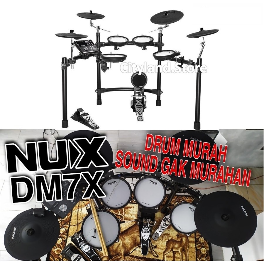 NUX DM7X/ DM 7X/DM-7X/ Drum Elektrik Electric NUX DM7X/ DM210/ DM1X