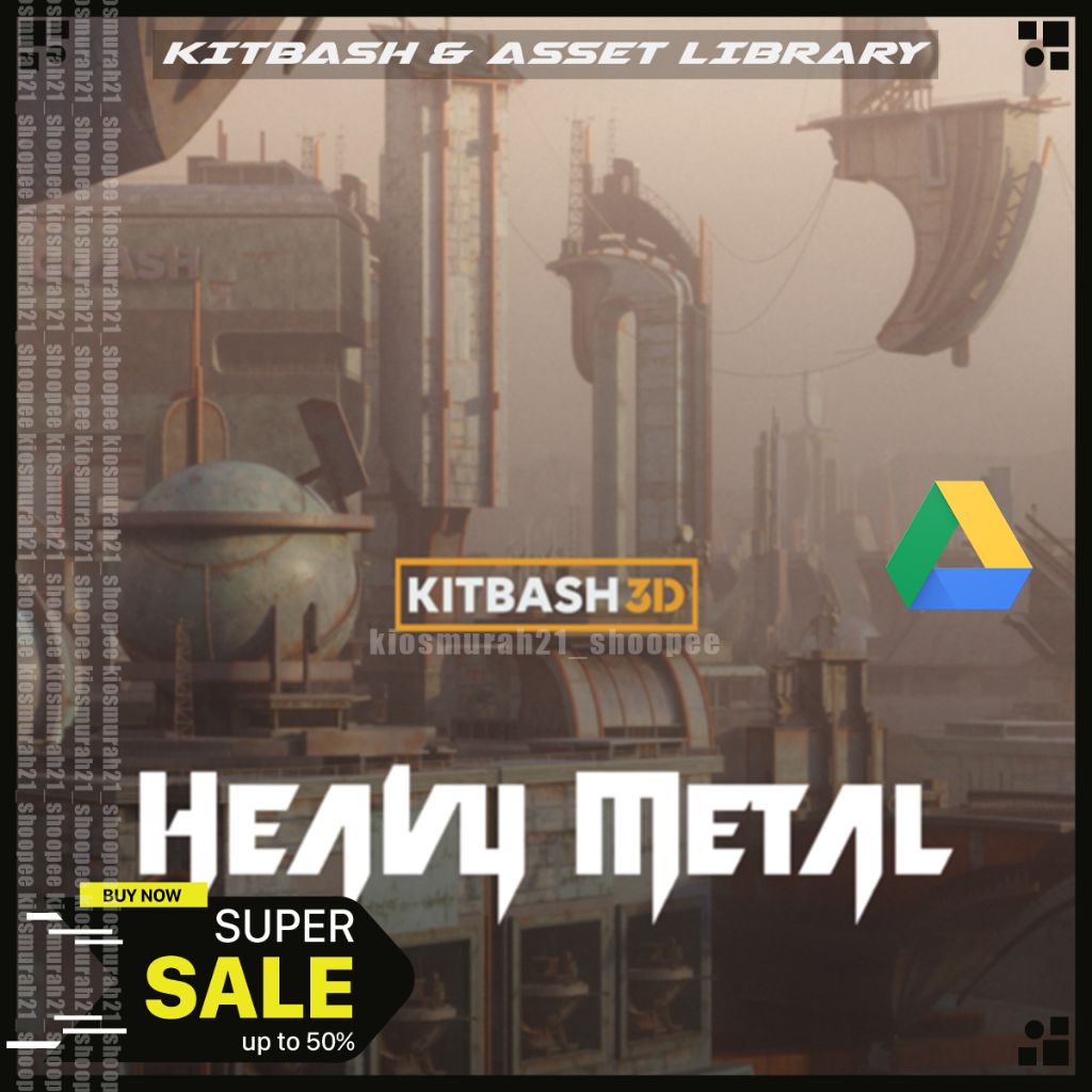 Kitbash3D - Heavy Metal - Kitbash 3D