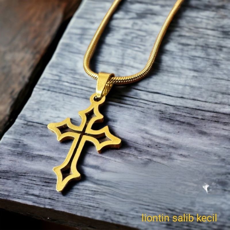kalung salib anti karat