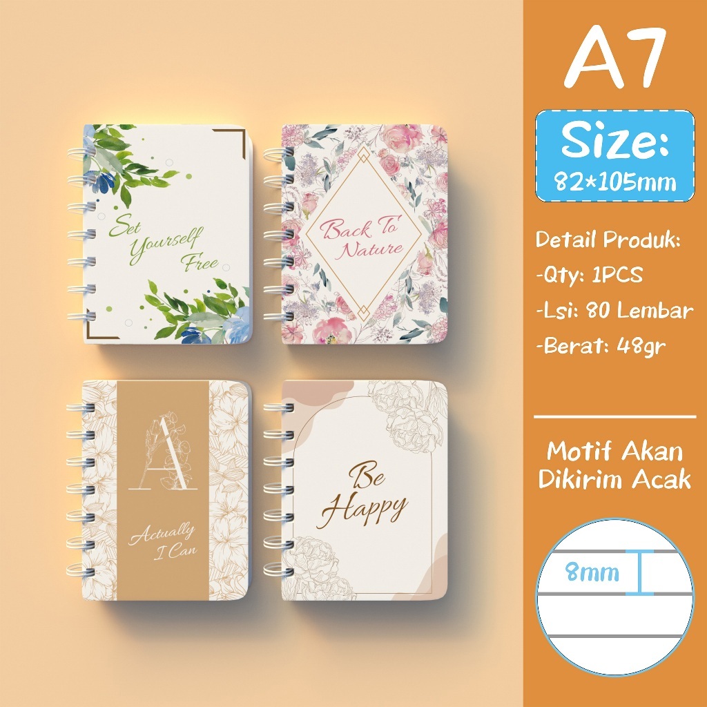 

MINI NOTEBOOK SIZE A7 RING / BUKU MINI KARAKTER LUCU ( SATUAN ) PART 2