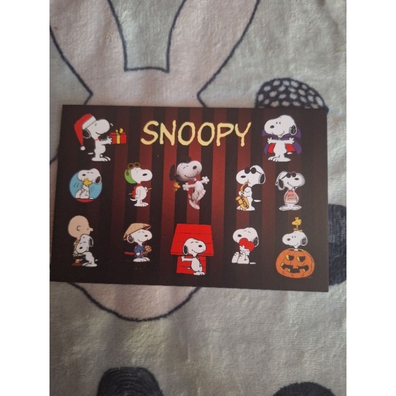 

kartu pos snoopy/snoopy postcard