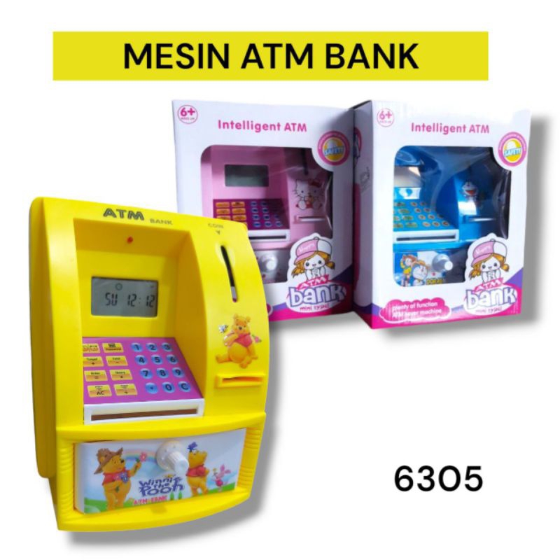 6305/Mainan Mesin ATM Bank/Mainan ATM Mini/Mainan ATM anak