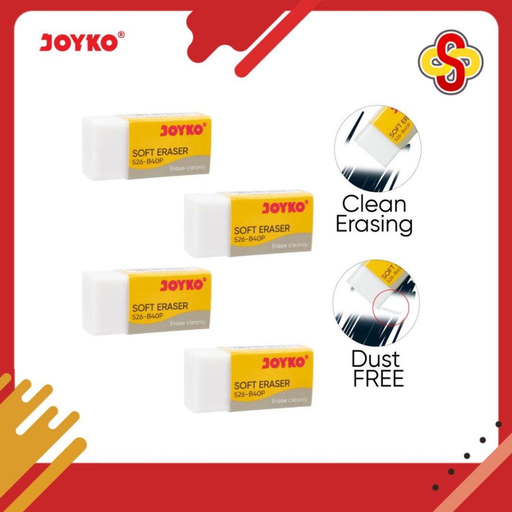

Penghapus / Eraser / Stip Joyko 526 B40P Putih