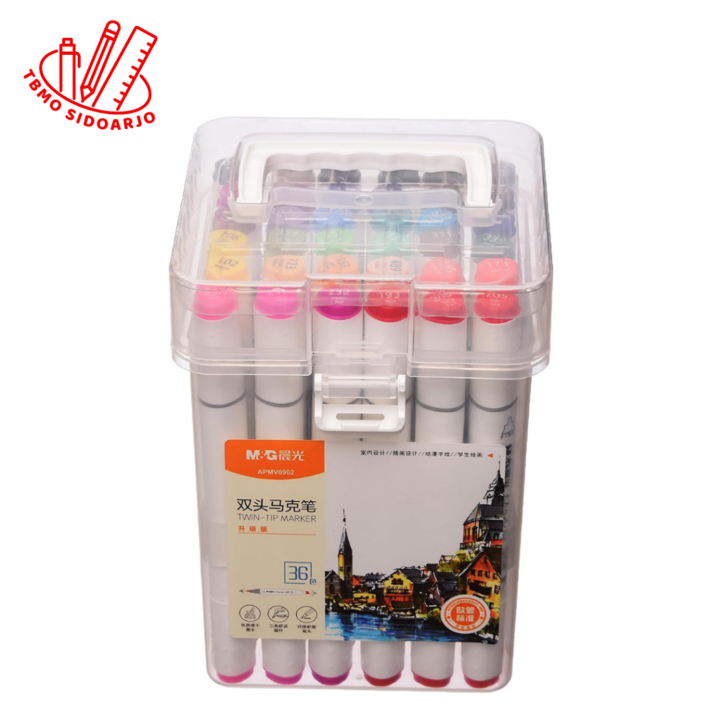 

TBMO M&G Double Tip Triangle Art Marker / Spidol Warna 36 Warna APMV0902