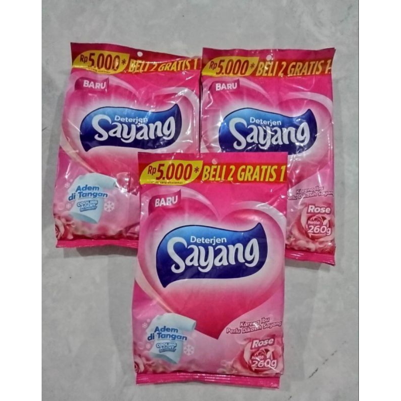 Detergen sayang/sayang/sabun cuci sayang