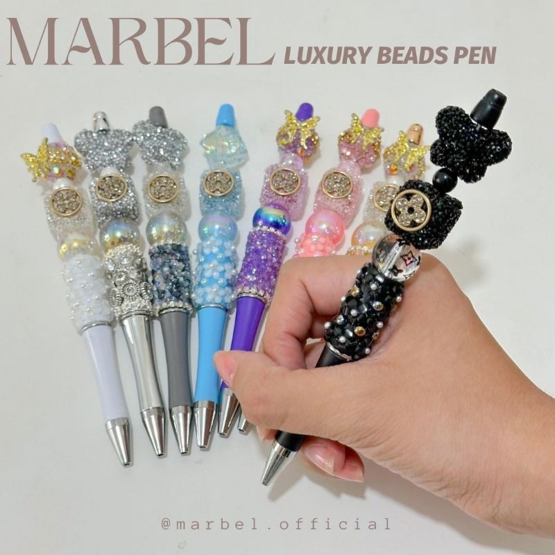 

Marbel Luxury Beads Pen / Pen Manik / Beads Pen